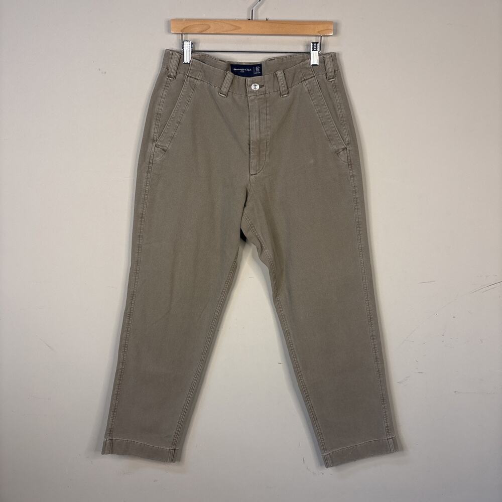 mens abercrombie and fitch Loose Work Wear Pants Size 32x32 Light Brown